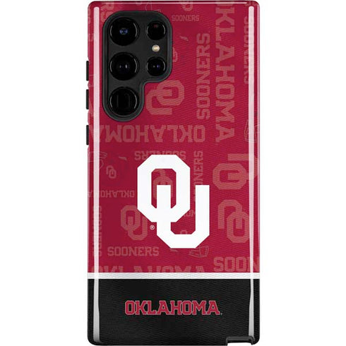 University of Oklahoma Split Jersey Galaxy S22 Ultra Pro Case