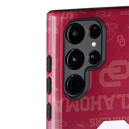 University of Oklahoma Split Jersey Galaxy S22 Ultra Pro Case