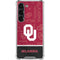 University of Oklahoma Split Jersey Galaxy S23 Clear Case