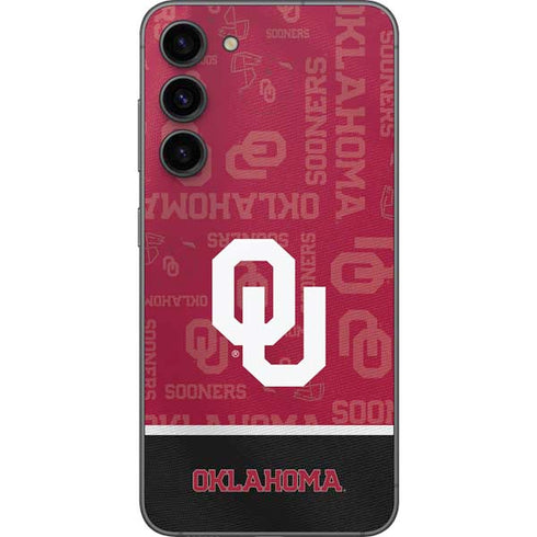 University of Oklahoma Split Jersey Galaxy S23 FE Skin