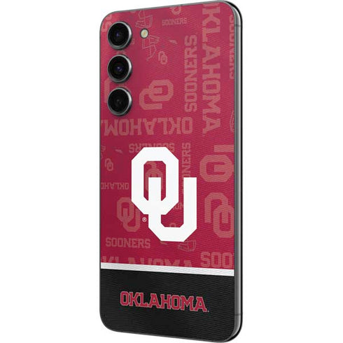 University of Oklahoma Split Jersey Galaxy S23 FE Skin