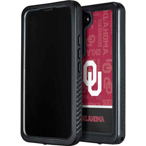 University of Oklahoma Split Jersey Galaxy S23 Plus Waterproof Case