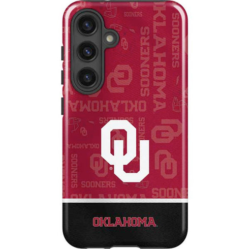 University of Oklahoma Split Jersey Galaxy S24 Impact Case