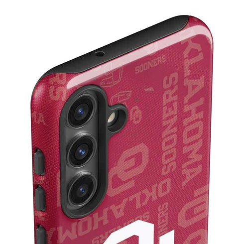 University of Oklahoma Split Jersey Galaxy S24 Plus Impact Case