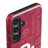 University of Oklahoma Split Jersey Galaxy S24 Plus Impact Case
