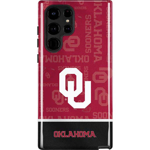 University of Oklahoma Split Jersey Galaxy Cases
