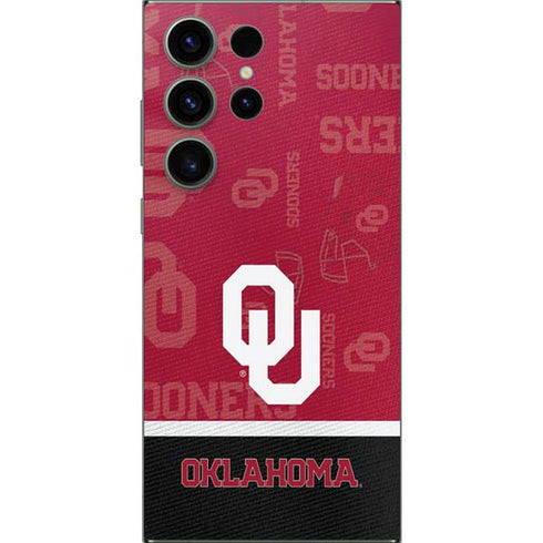 University of Oklahoma Split Jersey Galaxy S25 Ultra Skin