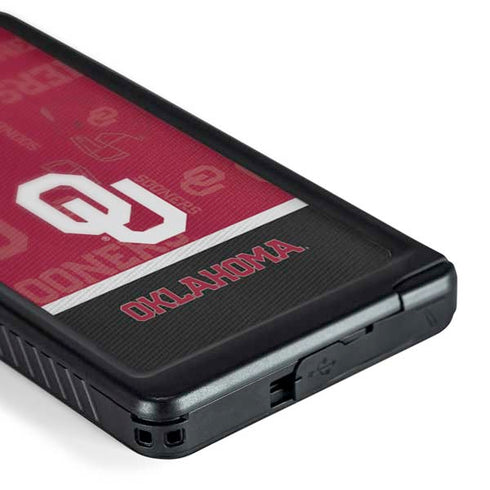 University of Oklahoma Split Jersey Galaxy S24 Ultra Waterproof Case
