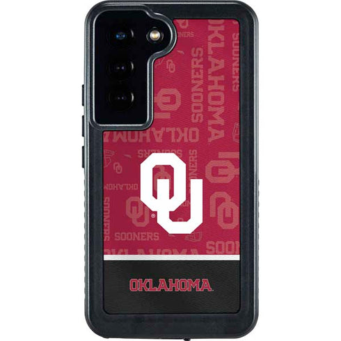 University of Oklahoma Split Jersey Galaxy S24 Waterproof Case