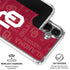 University of Oklahoma Split Jersey Galaxy S26 Clear Case