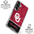 University of Oklahoma Split Jersey Galaxy S26 Plus Clear Case