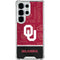 University of Oklahoma Split Jersey Galaxy S26 Ultra Clear Case