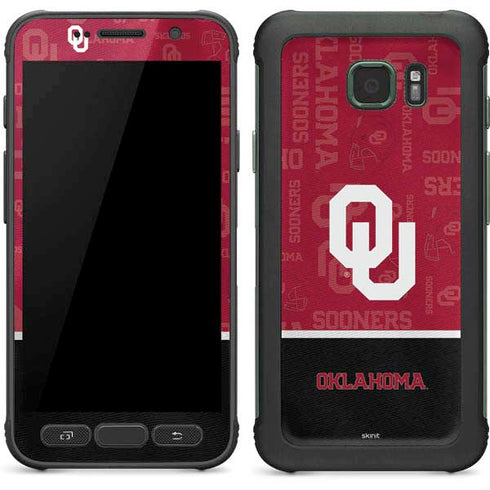 University of Oklahoma Split Jersey Galaxy S7 Active Skin