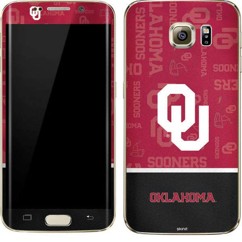 University of Oklahoma Split Jersey Galaxy S7 Edge Skin