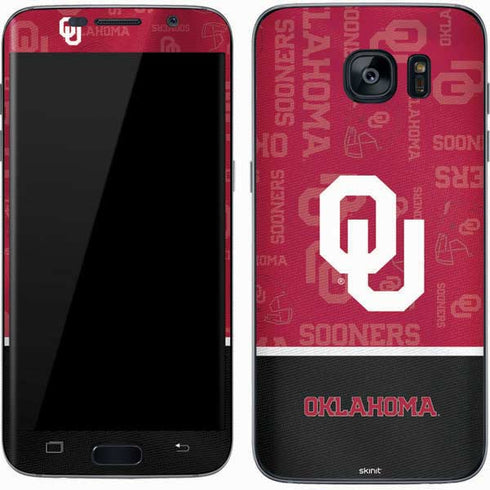 University of Oklahoma Split Jersey Galaxy S7 Skin