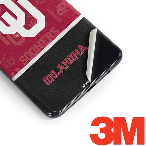 University of Oklahoma Split Jersey Galaxy S9 Plus Skin