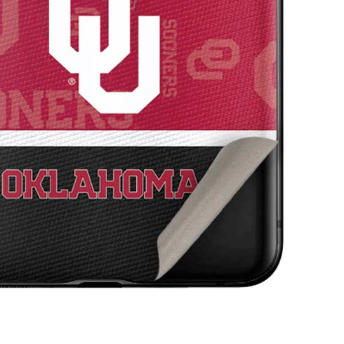 University of Oklahoma Split Jersey Galaxy Z Flip Skin