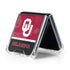 University of Oklahoma Split Jersey Galaxy Z Flip5 5G Clear Case