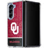 University of Oklahoma Split Jersey Galaxy Z Fold5 5G Clear Case