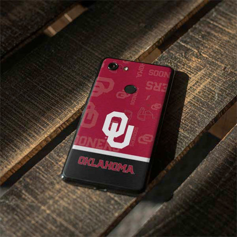 University of Oklahoma Split Jersey Google Pixel 3 Skin