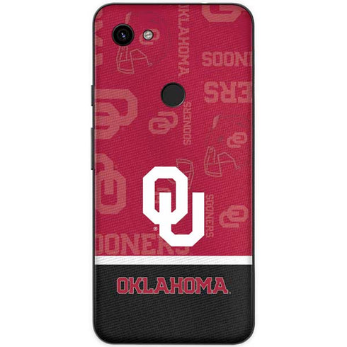 University of Oklahoma Split Jersey Google Pixel 3a Skin
