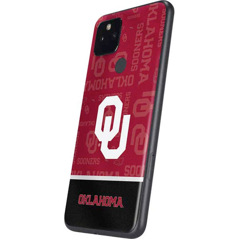 University of Oklahoma Split Jersey Google Pixel 4a 5G Skin
