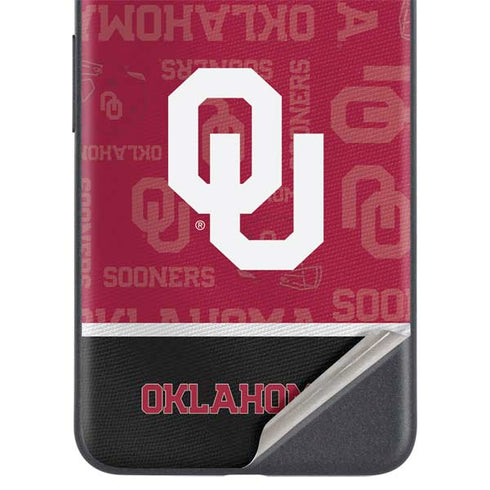 University of Oklahoma Split Jersey Google Pixel 4a 5G Skin