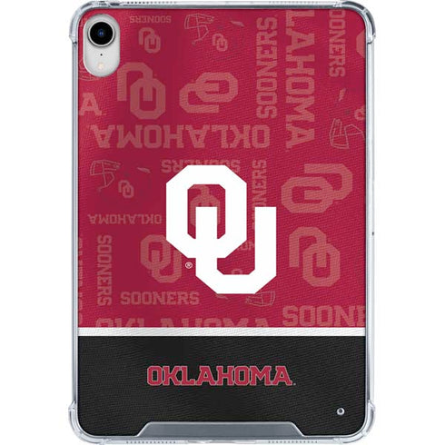 University of Oklahoma Split Jersey iPad 11th Gen (2025) Clear Case