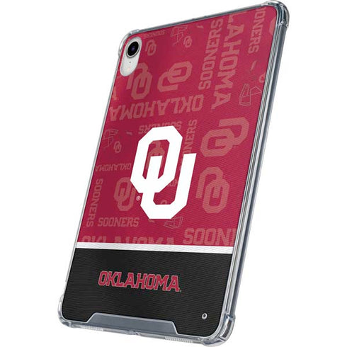 University of Oklahoma Split Jersey iPad 11th Gen (2025) Clear Case