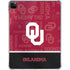 University of Oklahoma Split Jersey iPad Pro 11in (2024) Clear Case