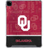 University of Oklahoma Split Jersey iPad Pro 12.9in (2020) Clear Case