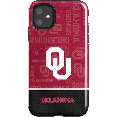 University of Oklahoma Split Jersey iPhone 11 Impact Case