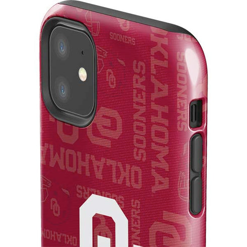 University of Oklahoma Split Jersey iPhone 11 Impact Case