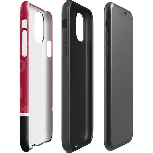 University of Oklahoma Split Jersey iPhone 11 Impact Case
