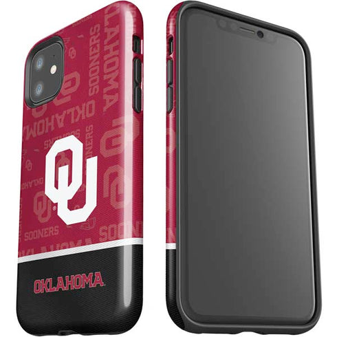 University of Oklahoma Split Jersey iPhone 11 Impact Case