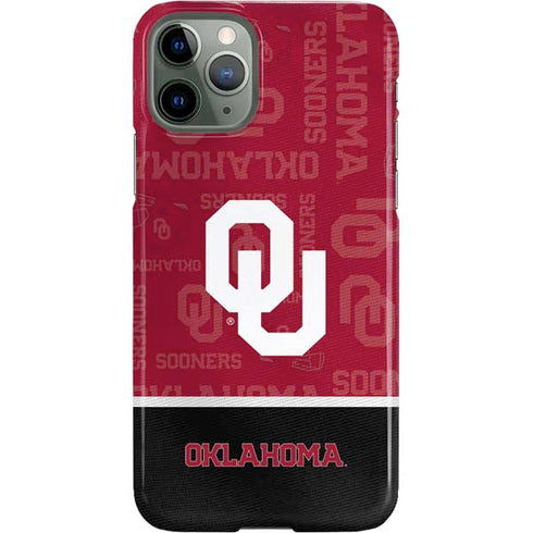 University of Oklahoma Split Jersey iPhone 11 Pro Lite Case