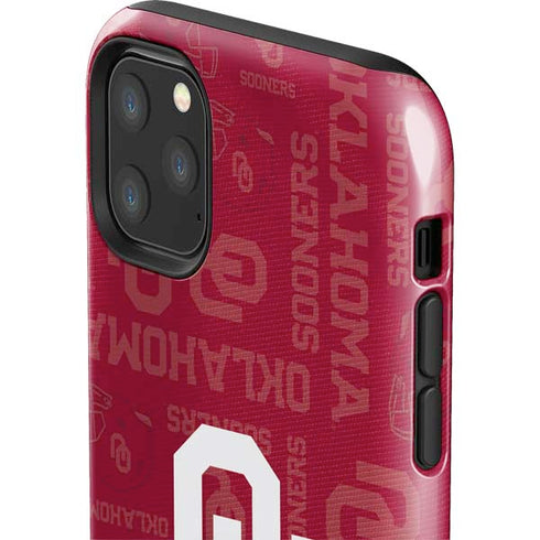 University of Oklahoma Split Jersey iPhone 11 Pro Max Impact Case