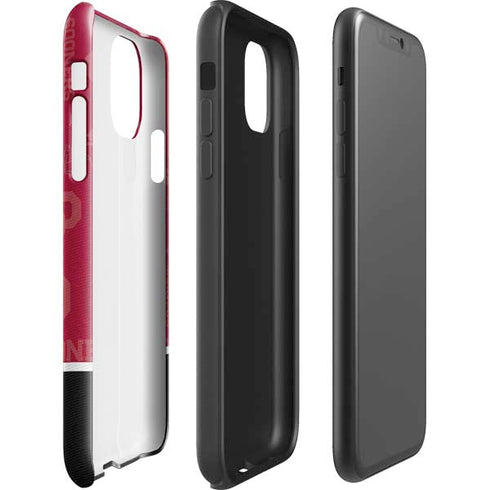 University of Oklahoma Split Jersey iPhone 11 Pro Max Impact Case