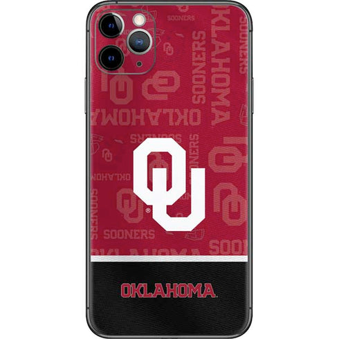 University of Oklahoma Split Jersey iPhone 11 Pro Max Skin