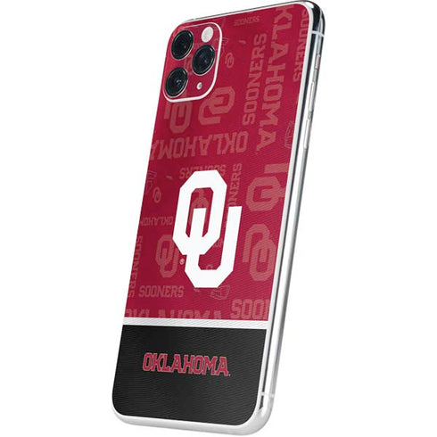 University of Oklahoma Split Jersey iPhone 11 Pro Max Skin