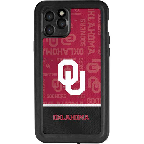 University of Oklahoma Split Jersey iPhone 11 Pro Waterproof Case