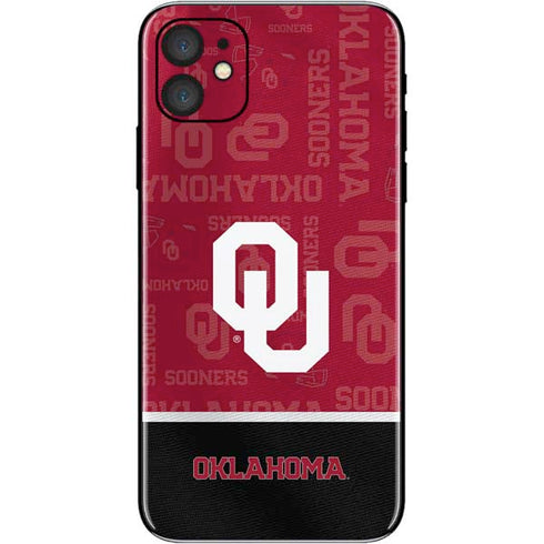 University of Oklahoma Split Jersey iPhone 11 Skin
