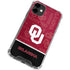 University of Oklahoma Split Jersey iPhone 12 Clear Case