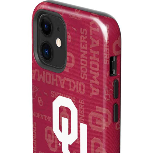 University of Oklahoma Split Jersey iPhone 12 Mini Impact Case