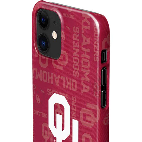 University of Oklahoma Split Jersey iPhone 12 Mini Lite Case