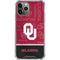 University of Oklahoma Split Jersey iPhone 12 Pro Clear Case