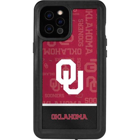 University of Oklahoma Split Jersey iPhone 12 Pro Max Waterproof Case