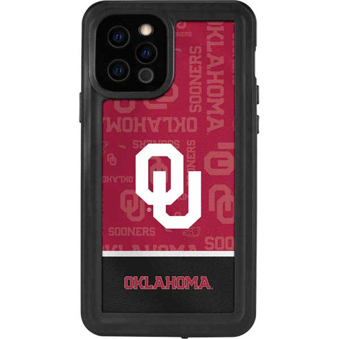 University of Oklahoma Split Jersey iPhone 12 Pro Waterproof Case