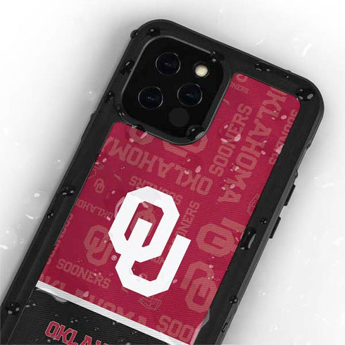University of Oklahoma Split Jersey iPhone 12 Pro Waterproof Case