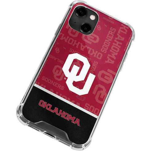 University of Oklahoma Split Jersey iPhone 13 Clear Case